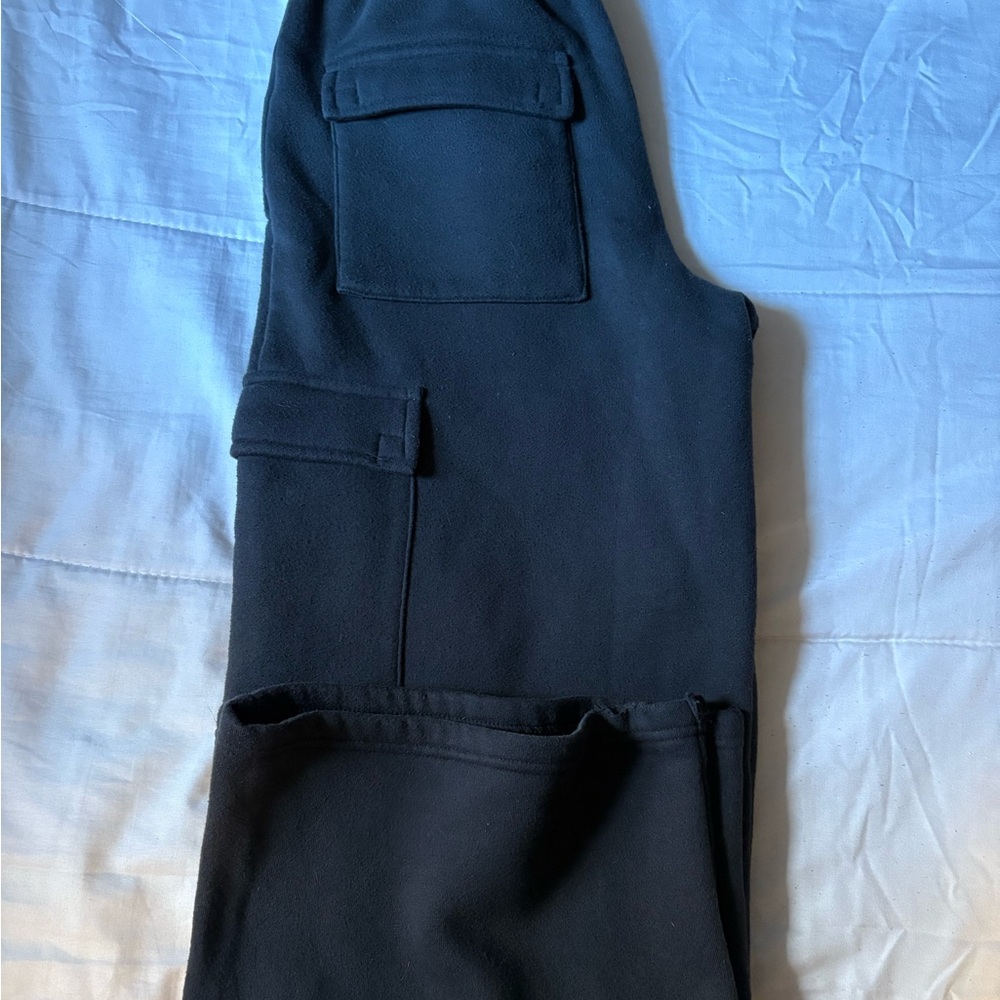 Edikted Black Cargo Pants